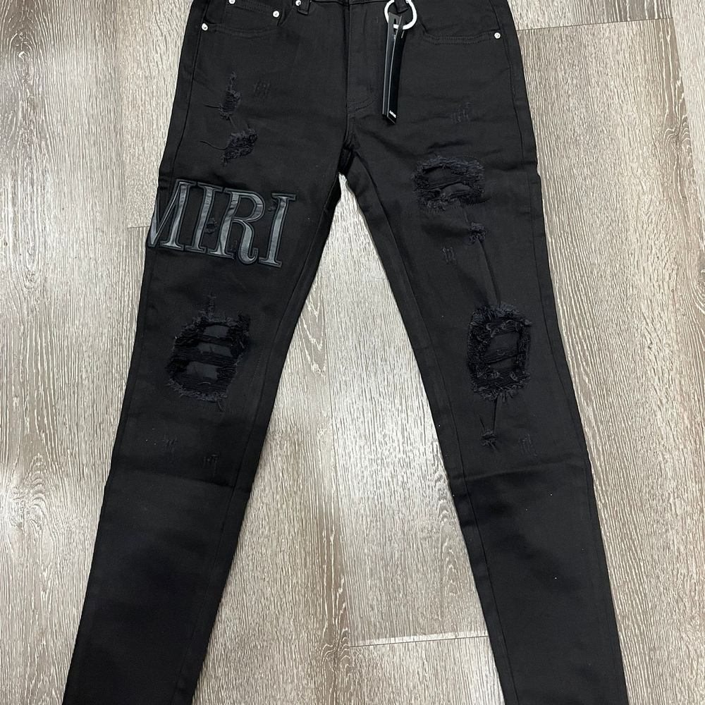AMIRI Black Skinny Jeans